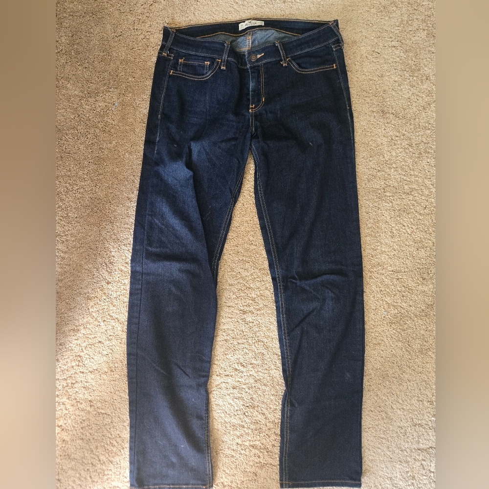 Hollister Blue Straight Leg Jeans Classic Style